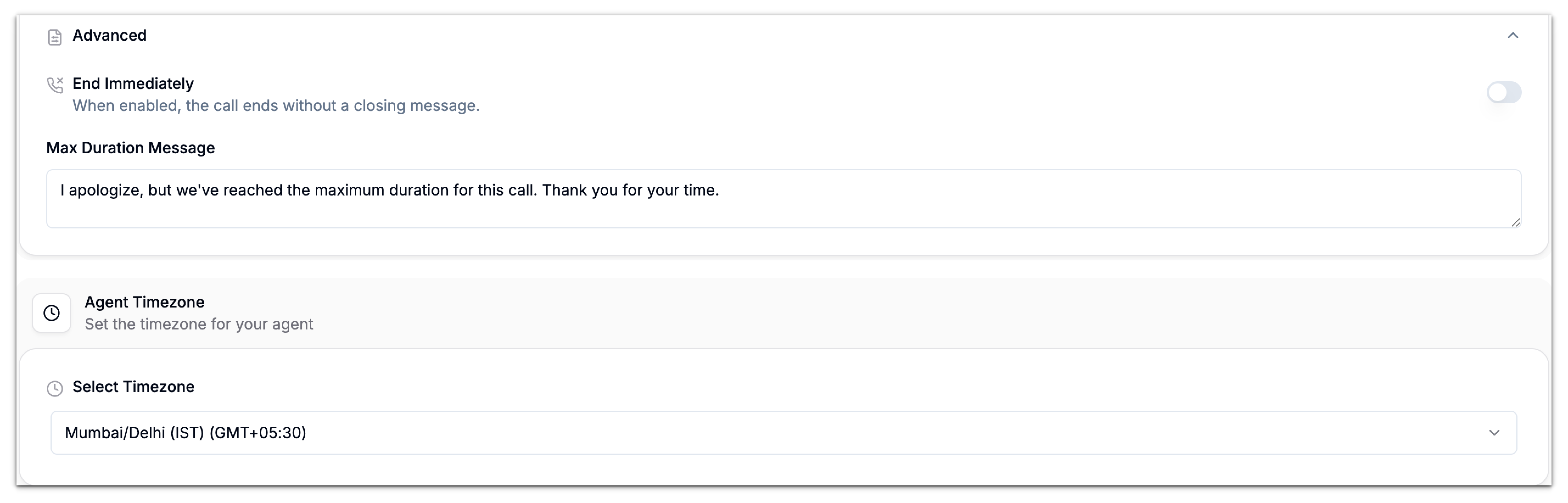 Time Zone Call Settings Pn