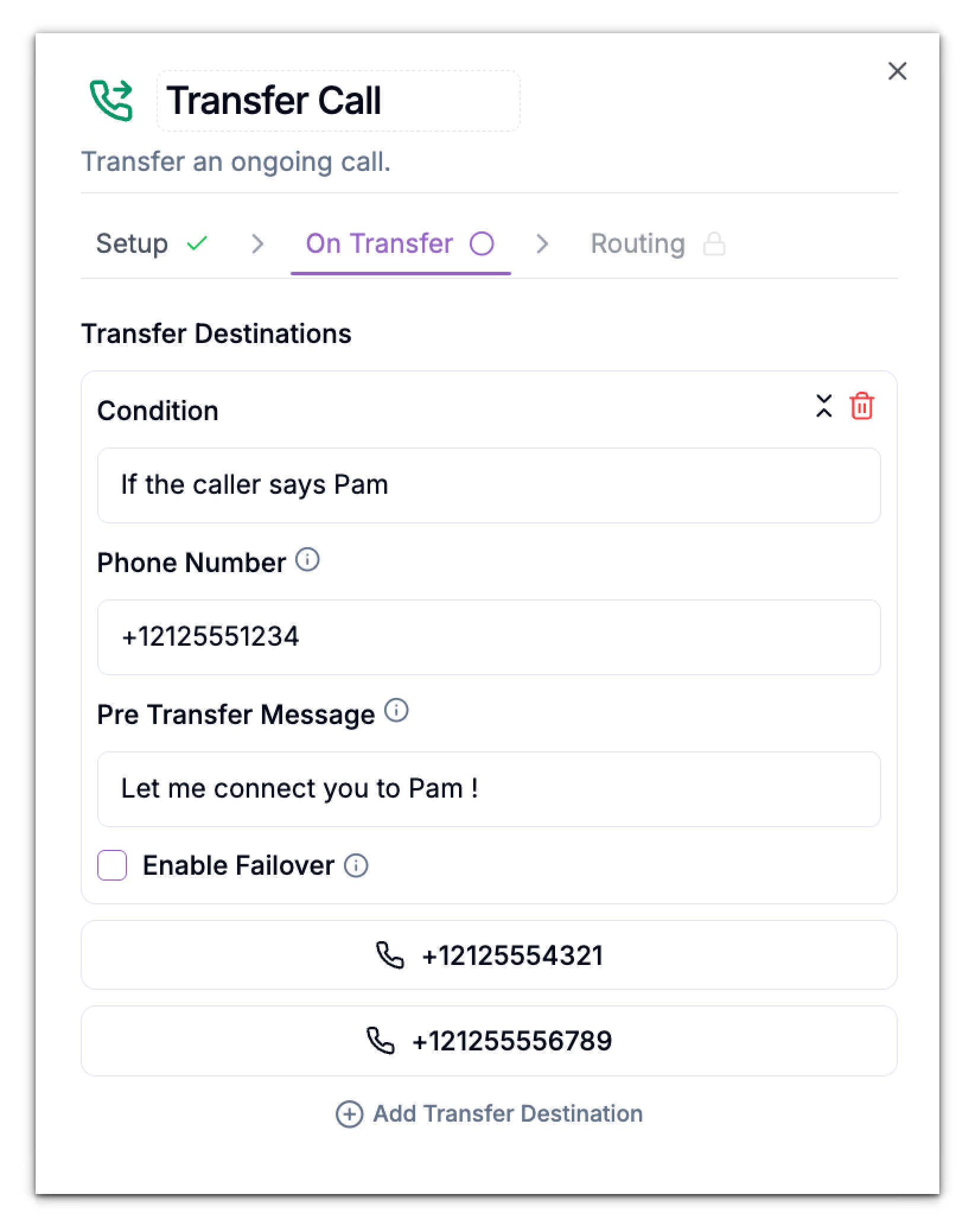 Transfer Call Example Pn Transfer Call Example Pn