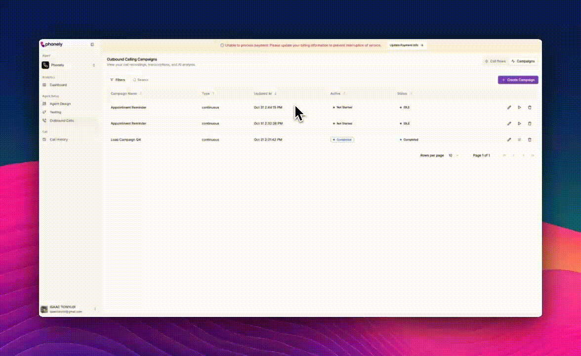 How To Create An Outbound Campaign