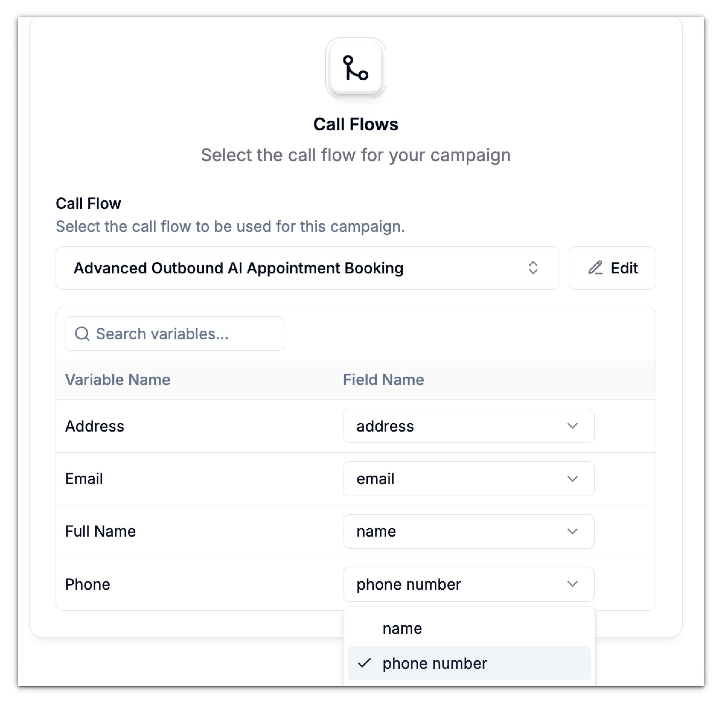 Map Fields In A Campaign Pn