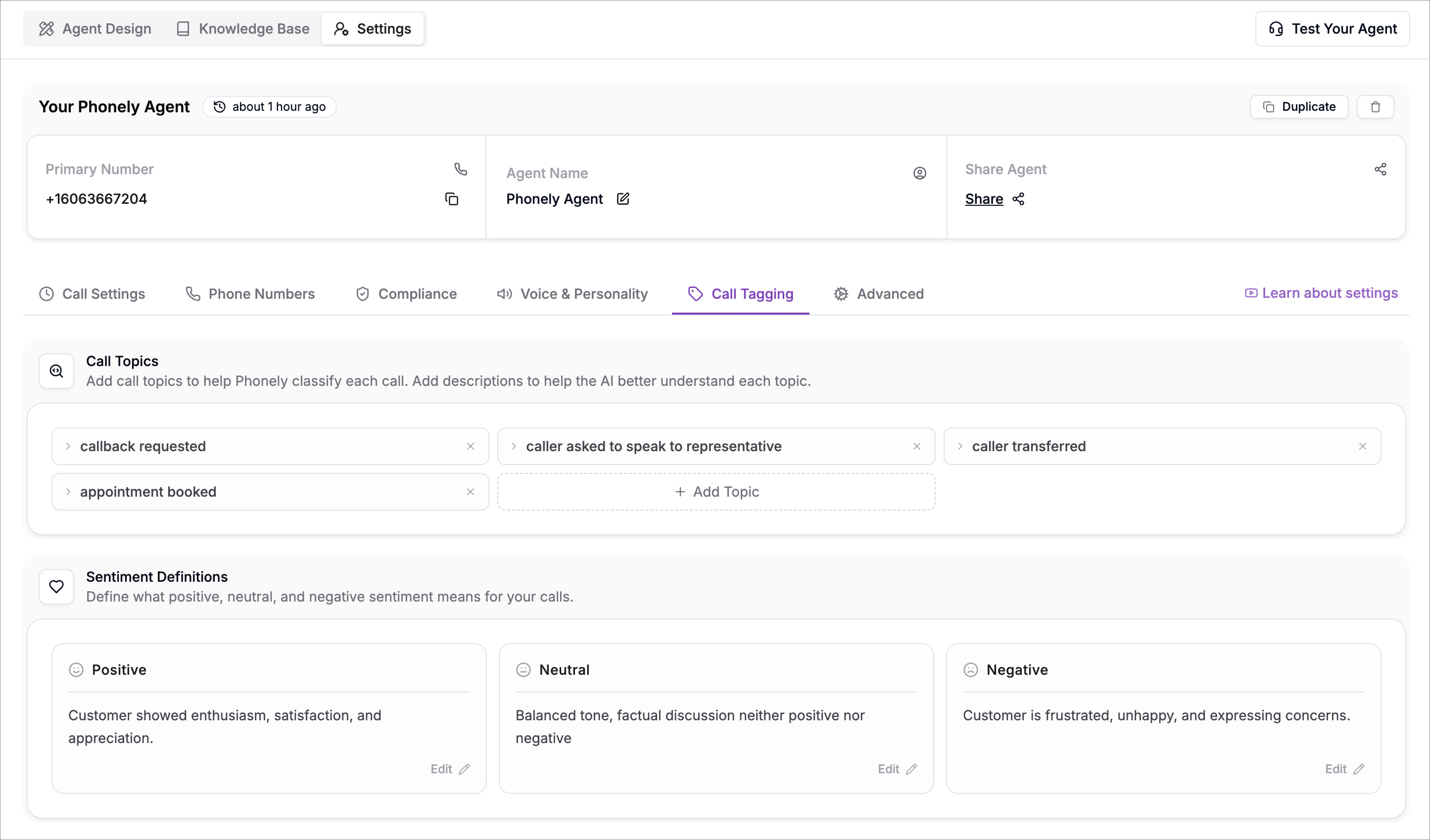 Sentiment Definations