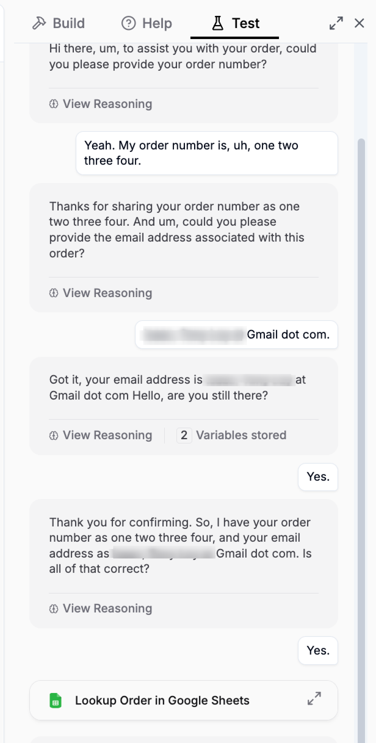 Test Tab Example Test Tab Example