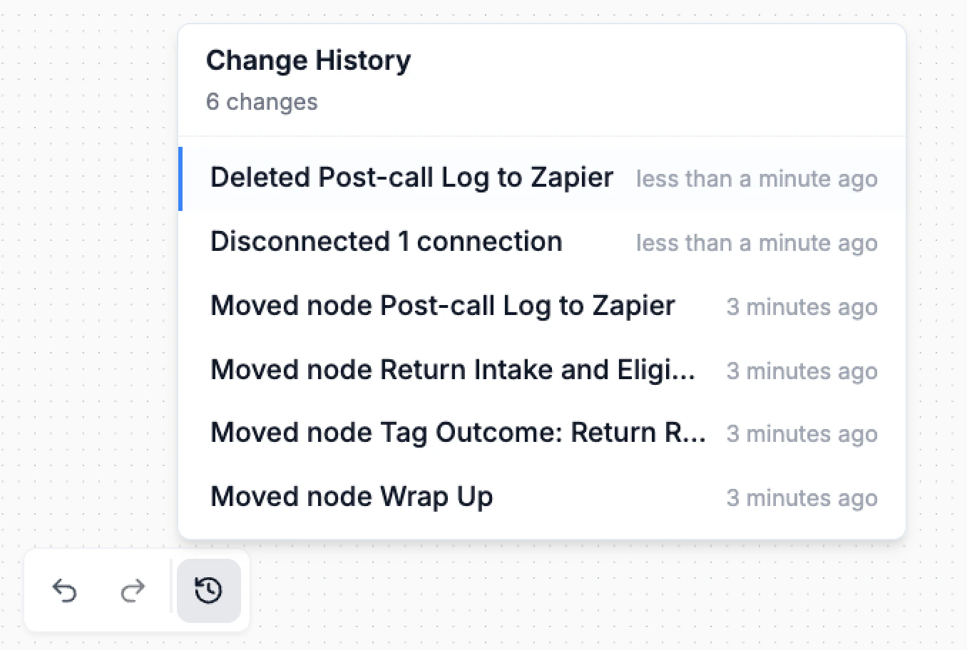 Change History Undo Redo 1