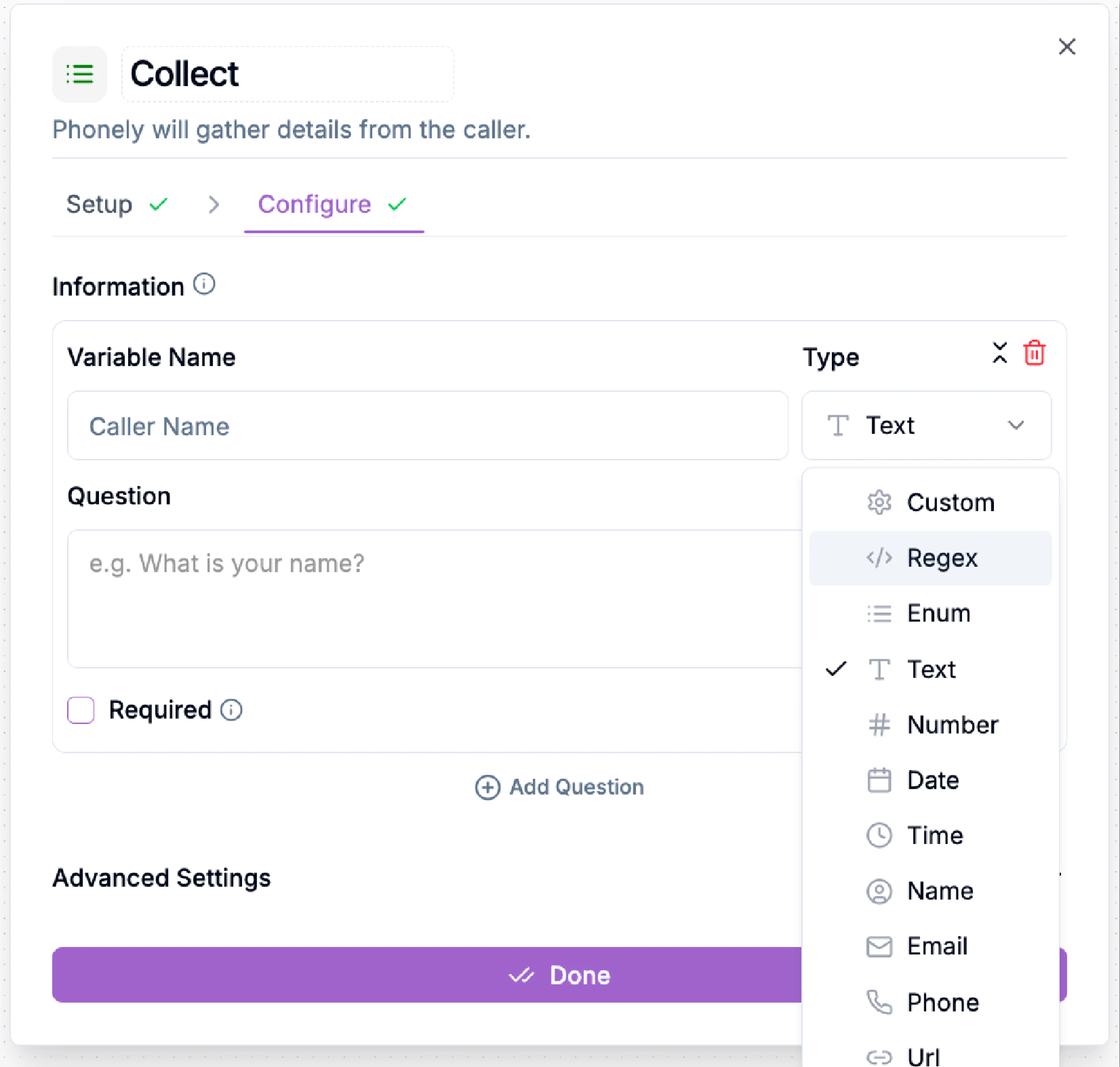 Choosing Variable Type Choosing Variable Type