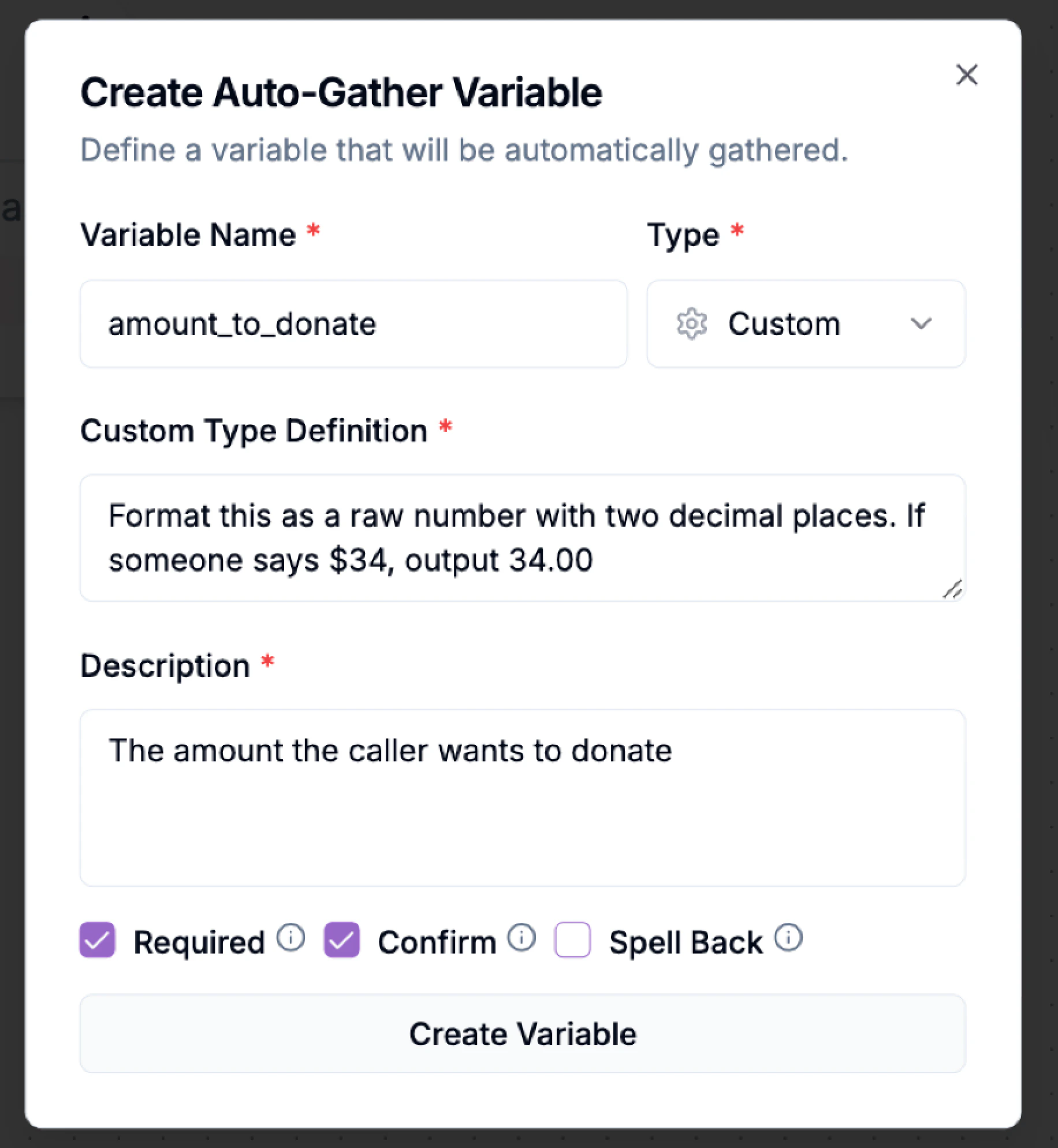 Configure Aut Gather Variables Configure Aut Gather Variables