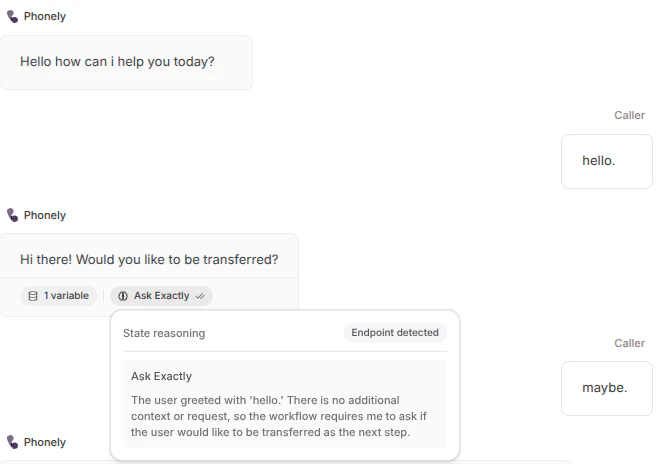 Realtime AI Reasoning