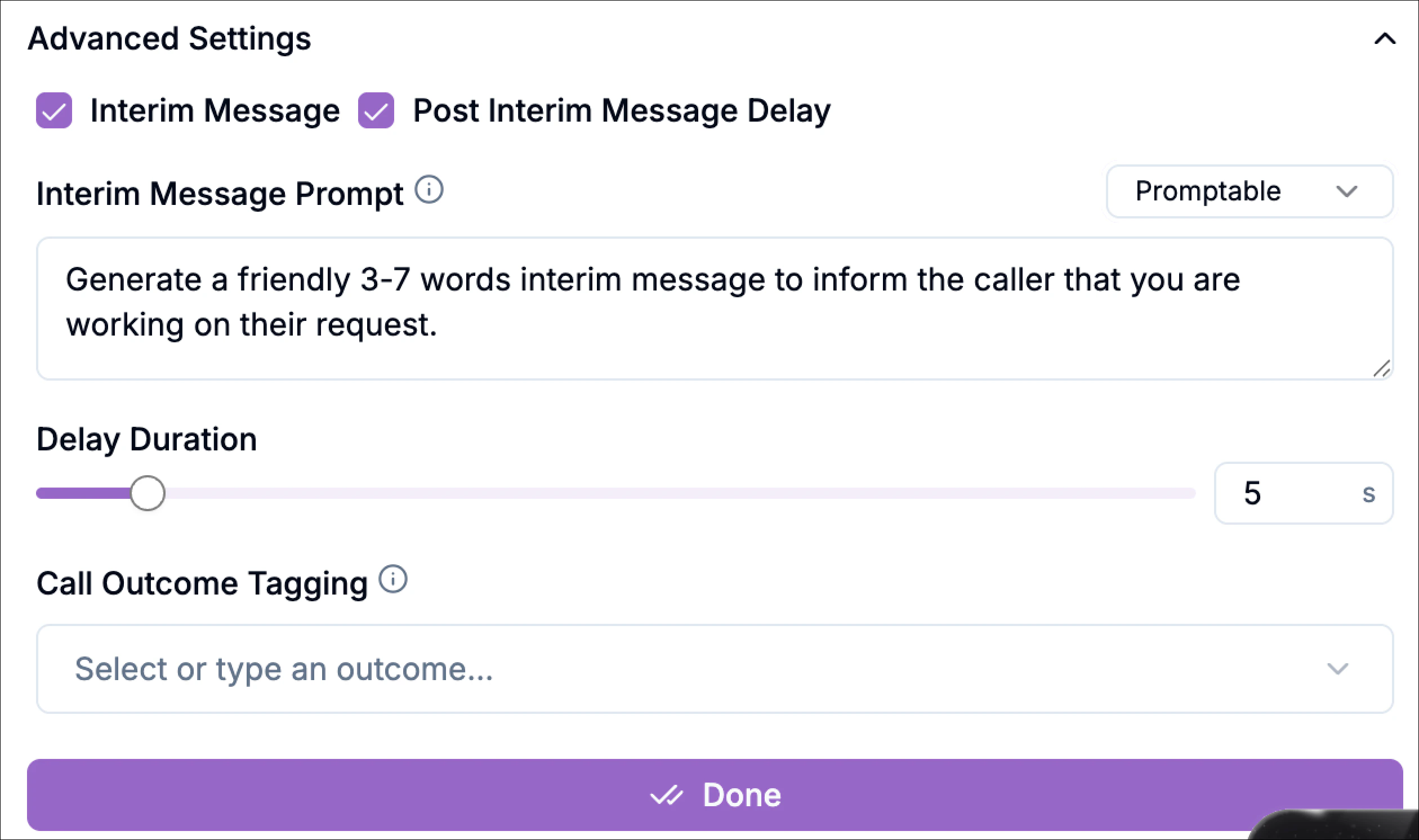 Interim And Post Interim Message
