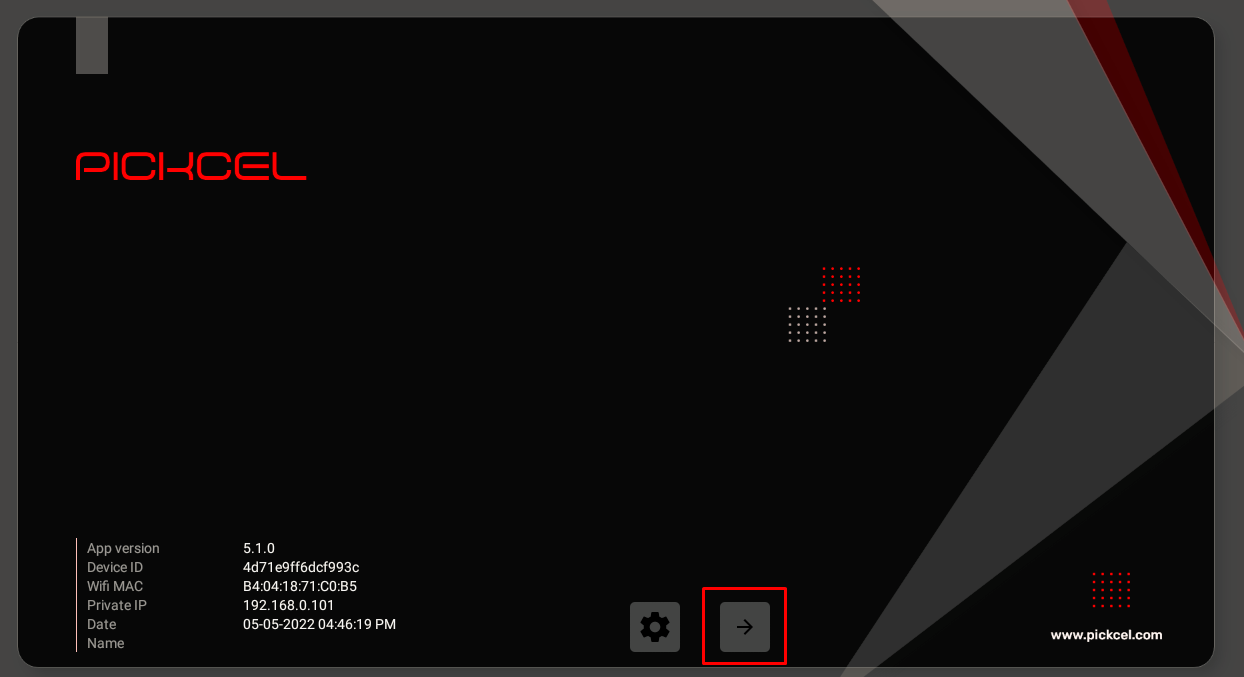 Apply orientation changes