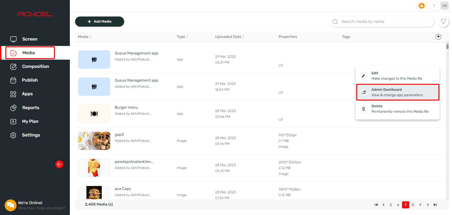 Access Admin Dashboard