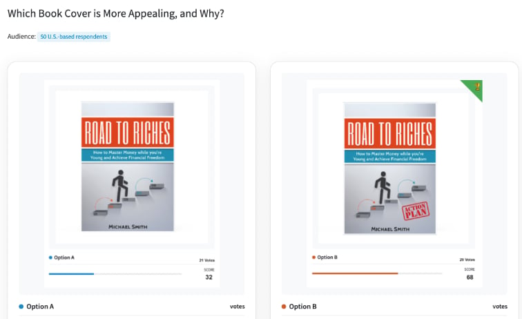 book covers winning option