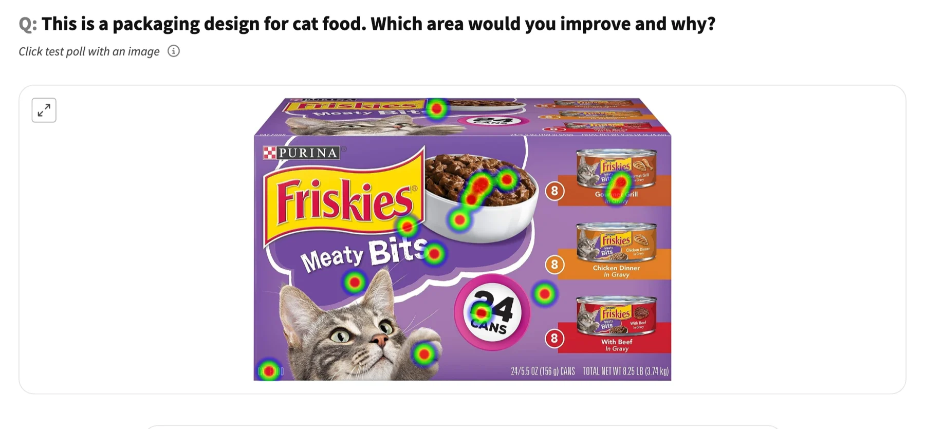 Packaging evaluation example poll