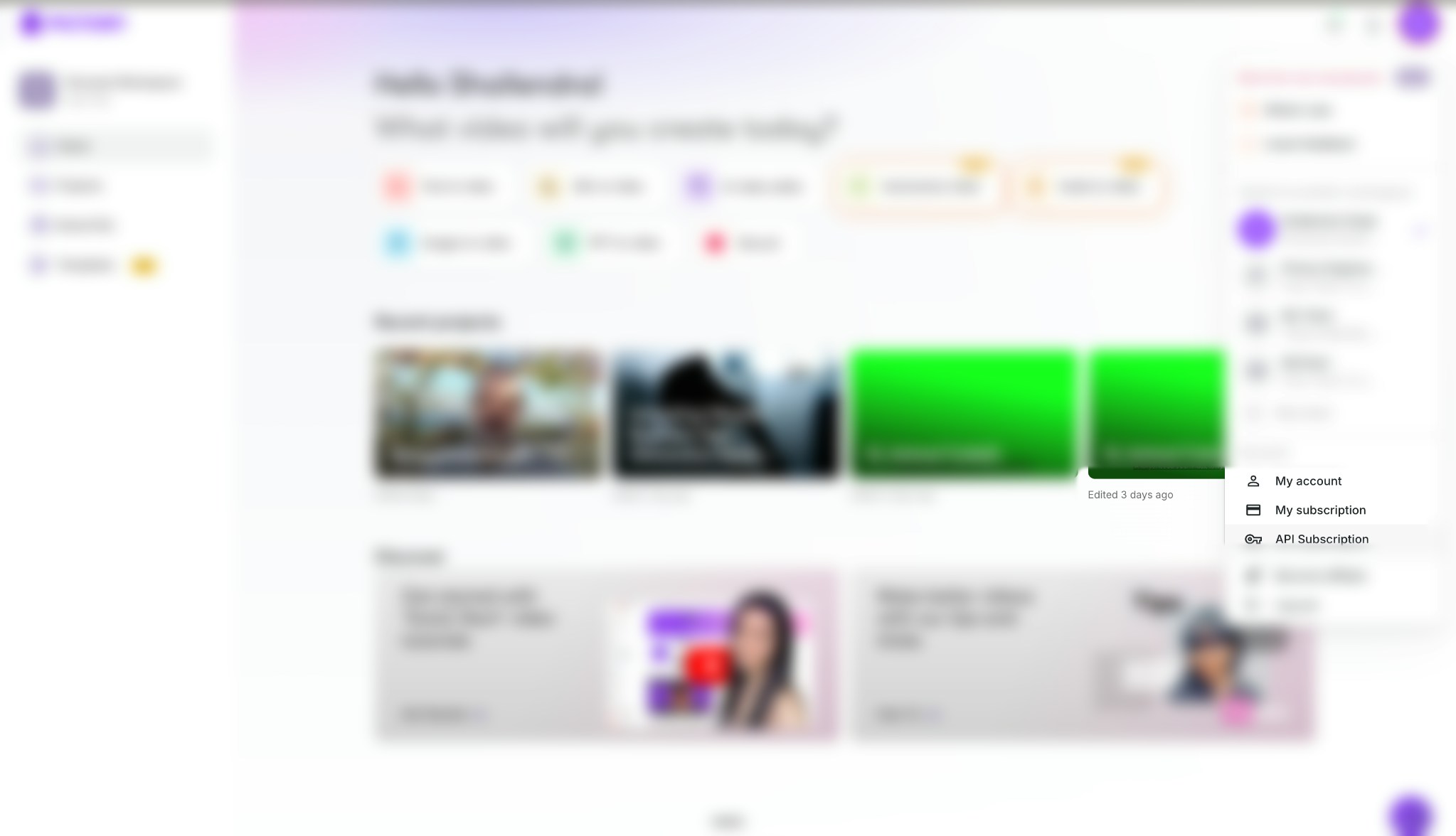 How to buy API subscription