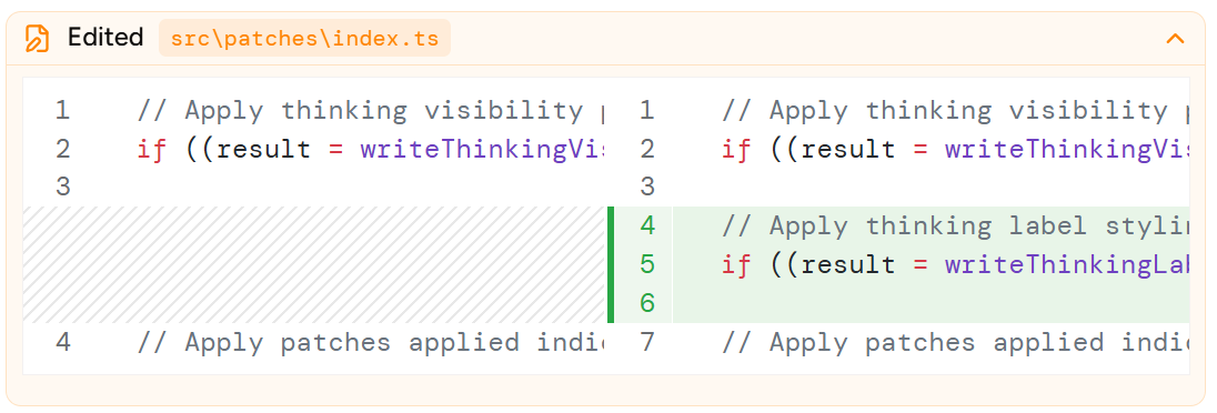 Screenshot of a diff rendered with Diffs