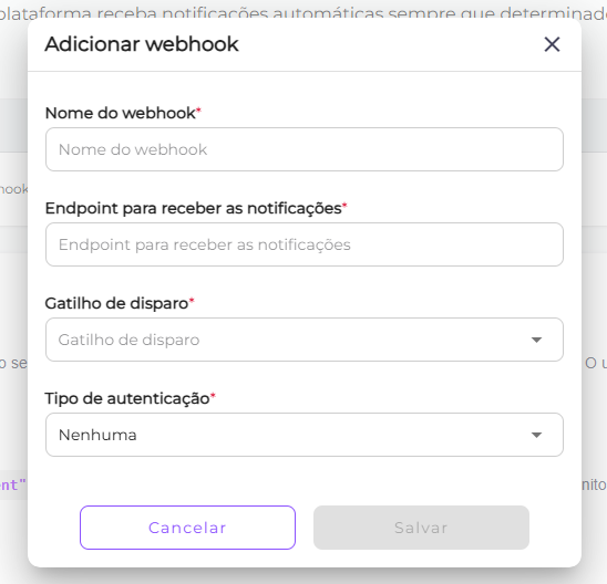 Configurar Webhooks