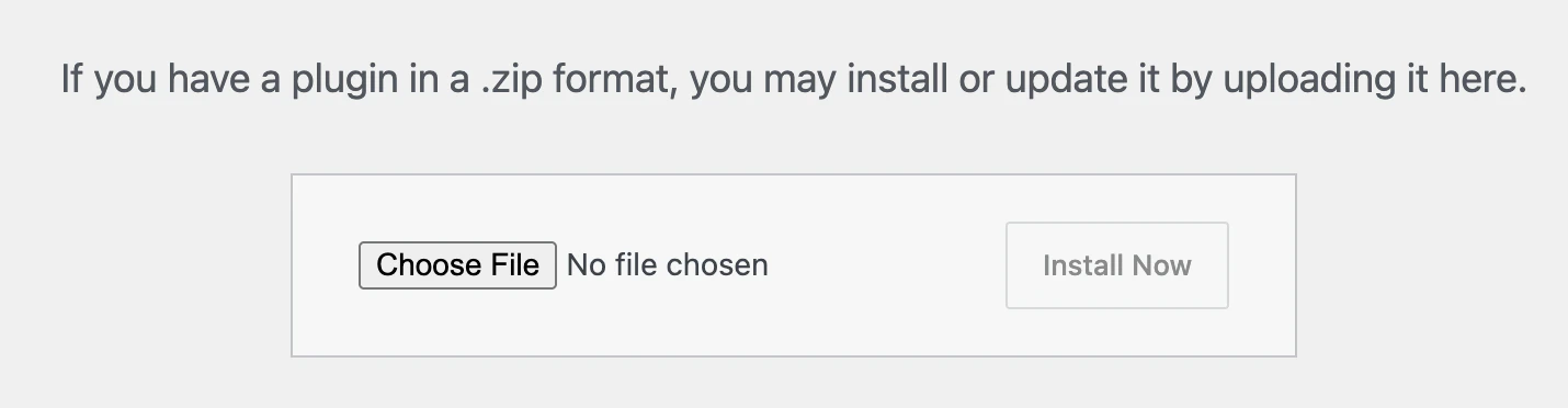 File chooser with Install Now button