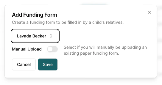 Add Funding Form