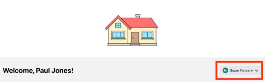 Site selection interface