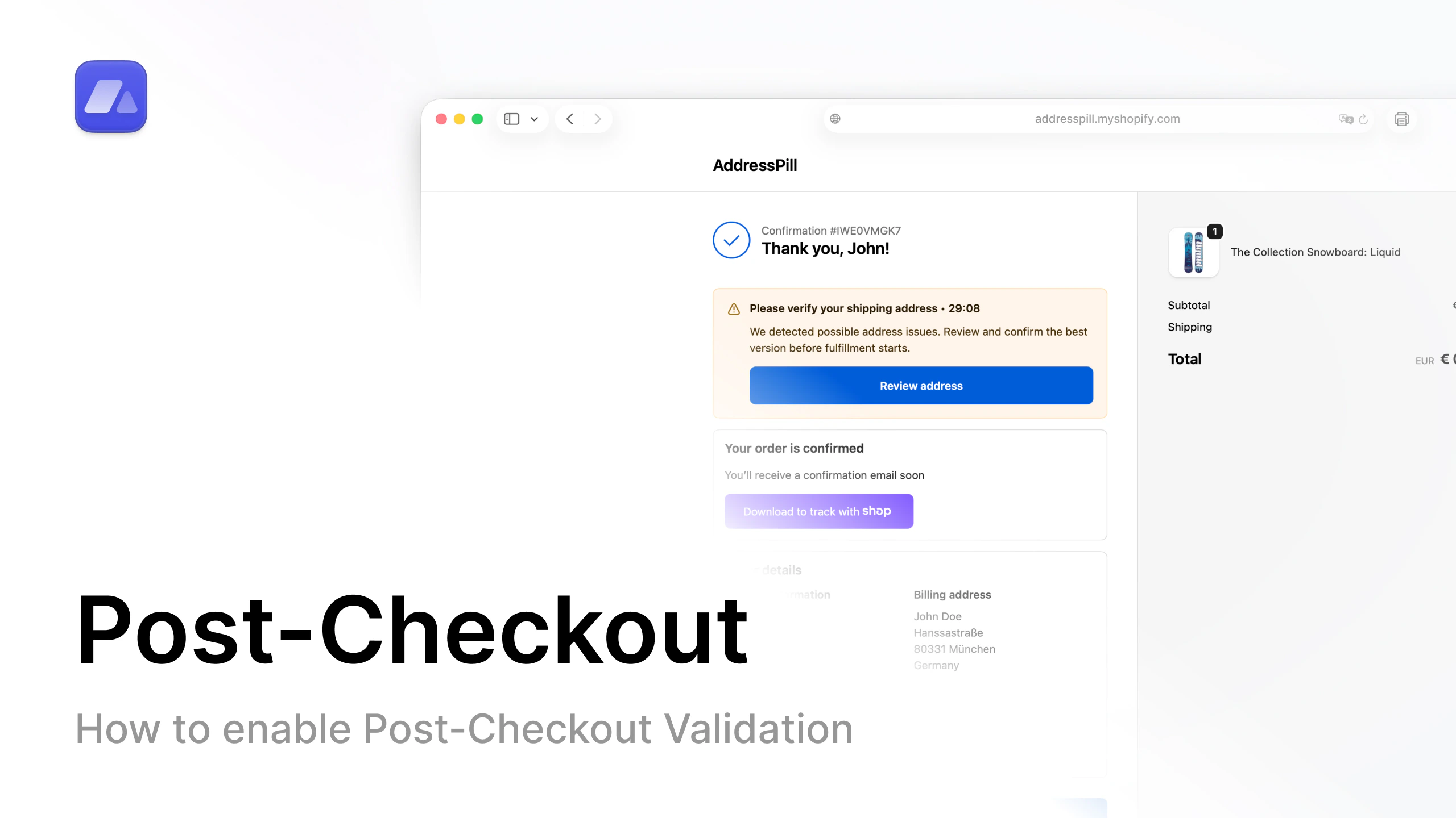 Post-checkout validation tutorial thumbnail