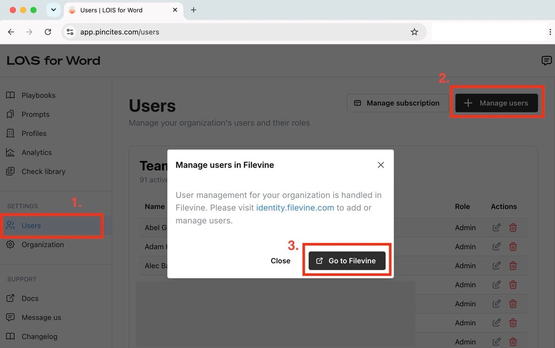 Navigate To Account Manager