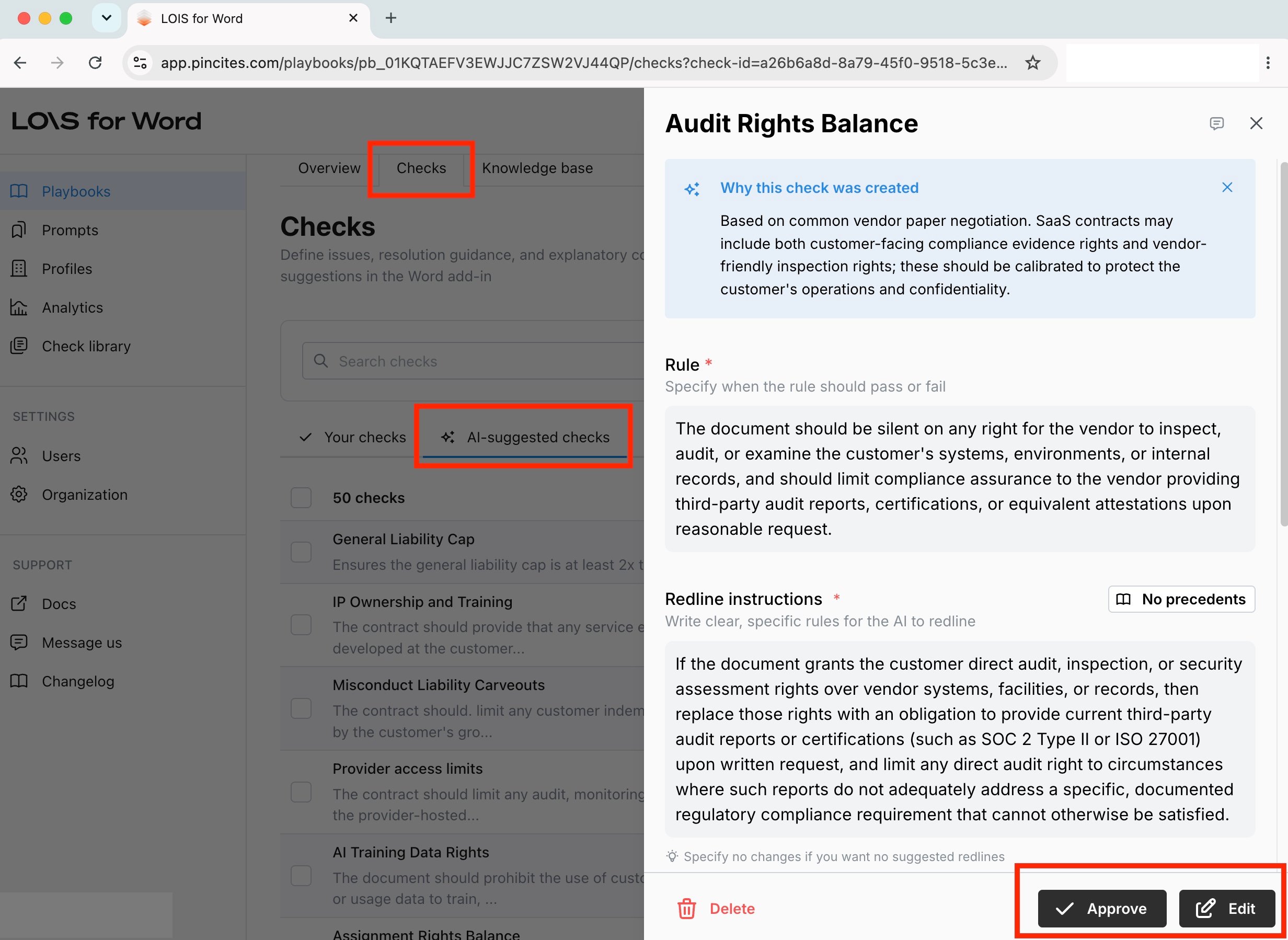 Reviewchecks