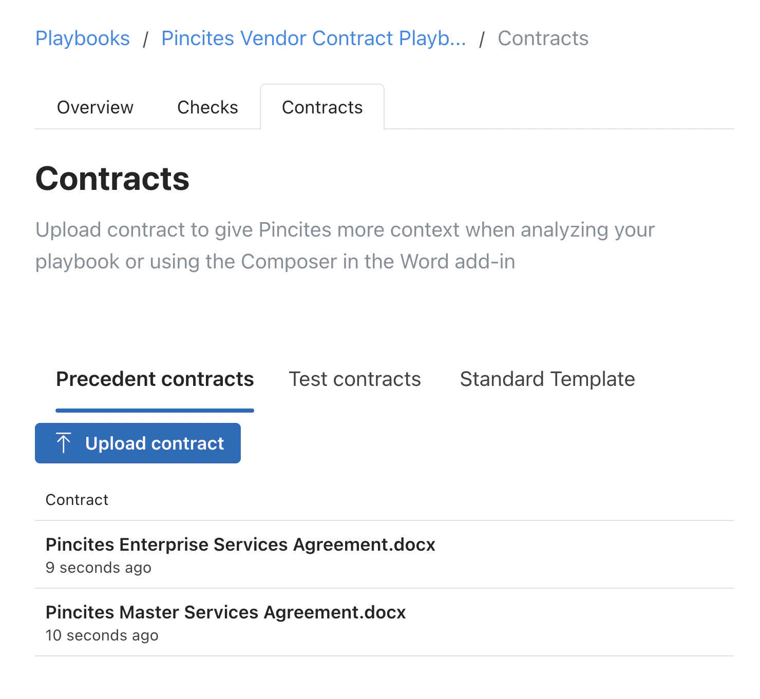 Save contracts to your knowledgebase