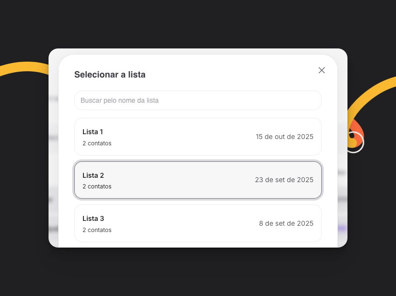 Selecionando Segmentacao