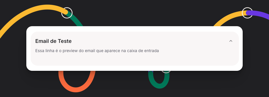 Accordion de preview aberto