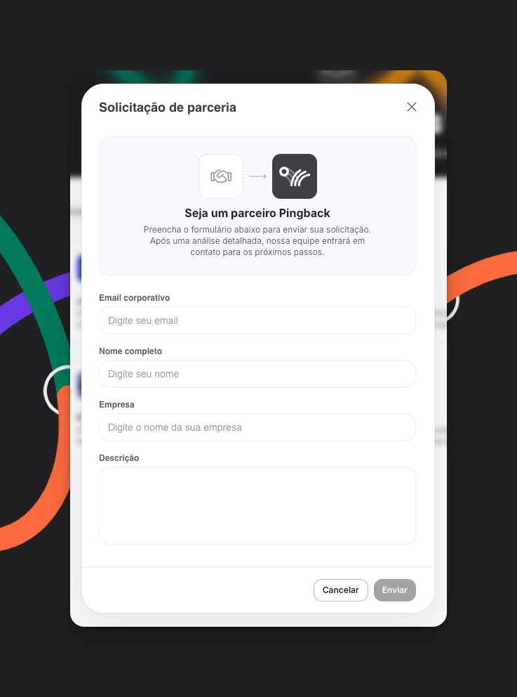 Solicitacao Parceria