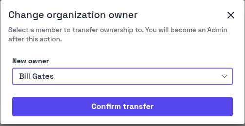 Byteful Change Organization Owner