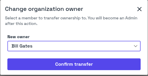 Byteful Change Organization Owner