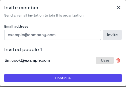 Byteful Invite Member