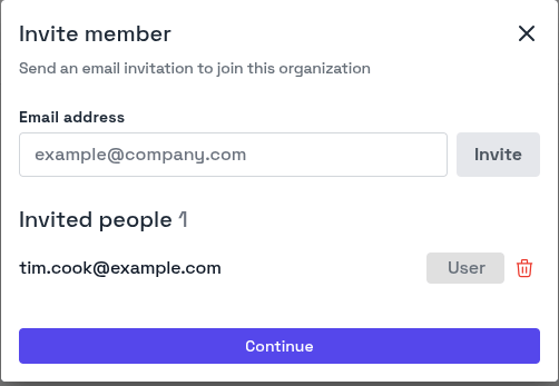Byteful Invite Member