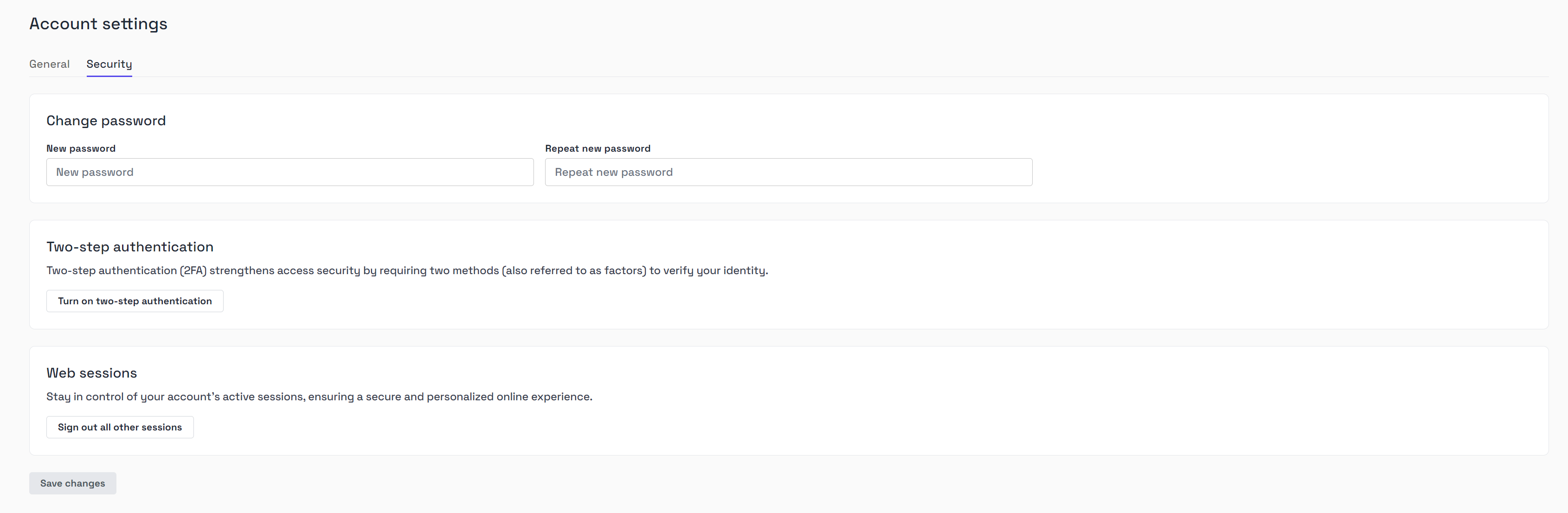 Ping Proxies Account Settings