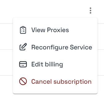 Ping Proxies Cancellation Button