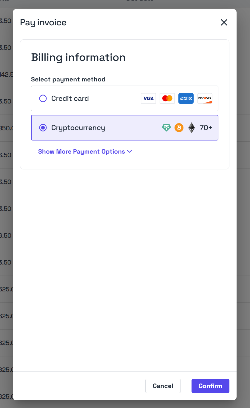 Ping Proxies Invoice Pay