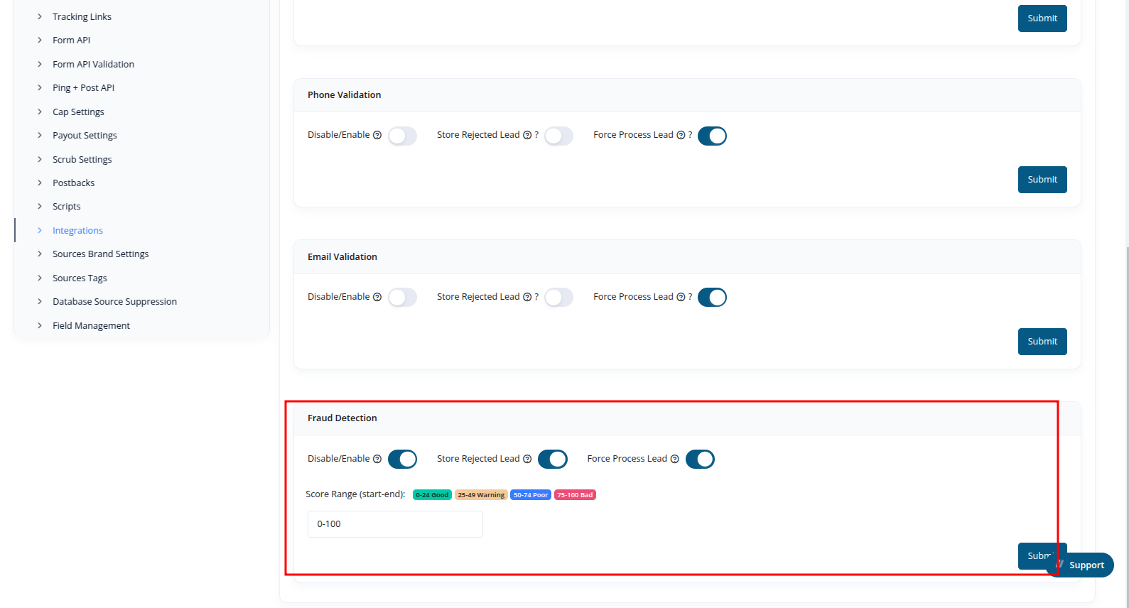 integrations