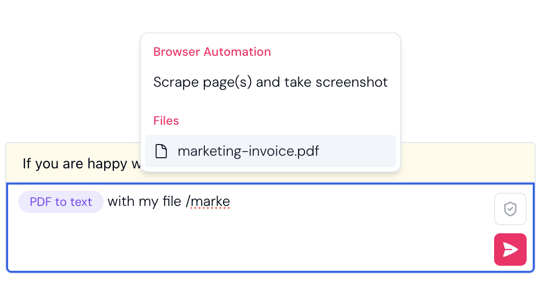 files example