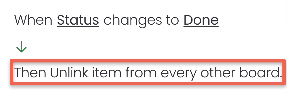 Unlink or delete the item from every other board