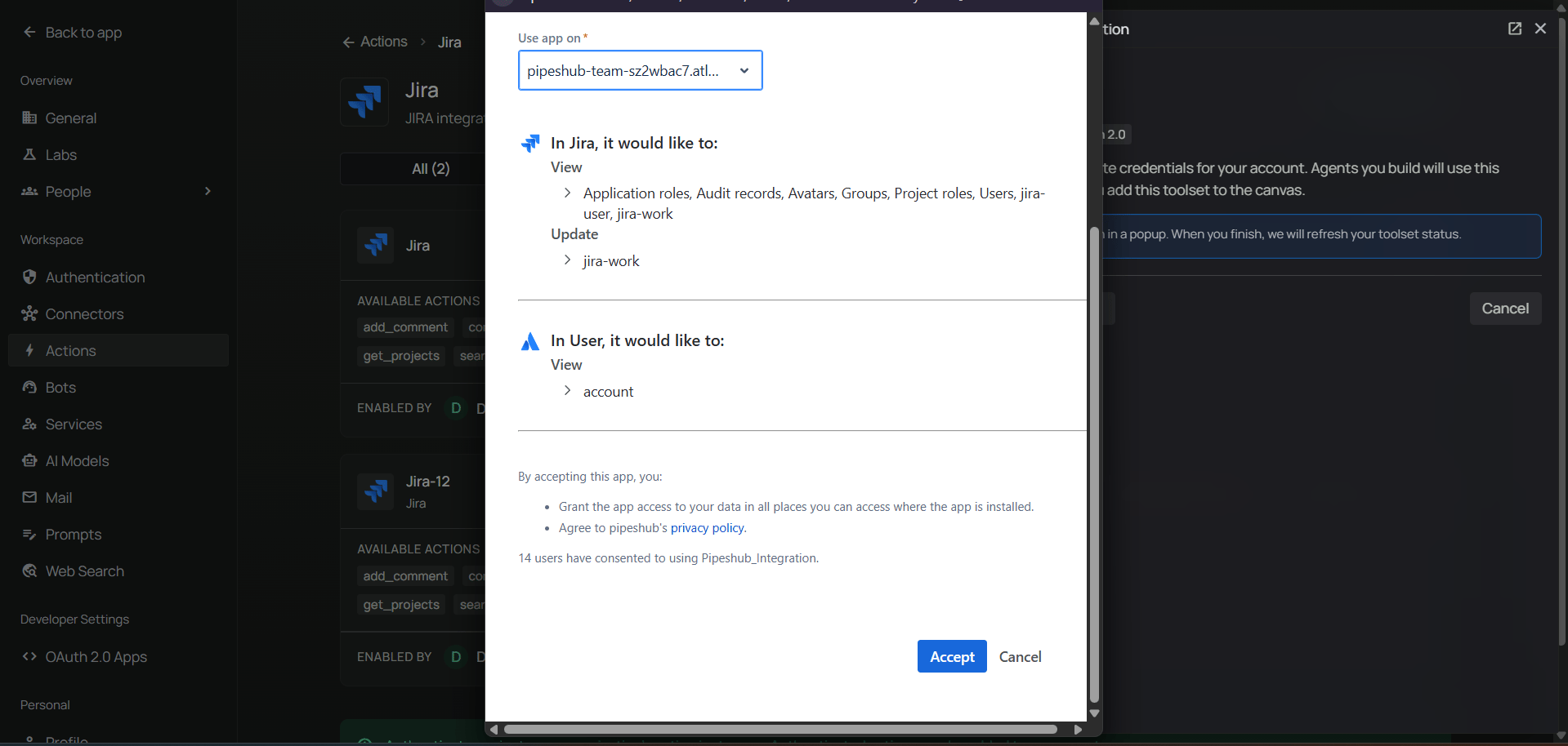 Accept Permissions