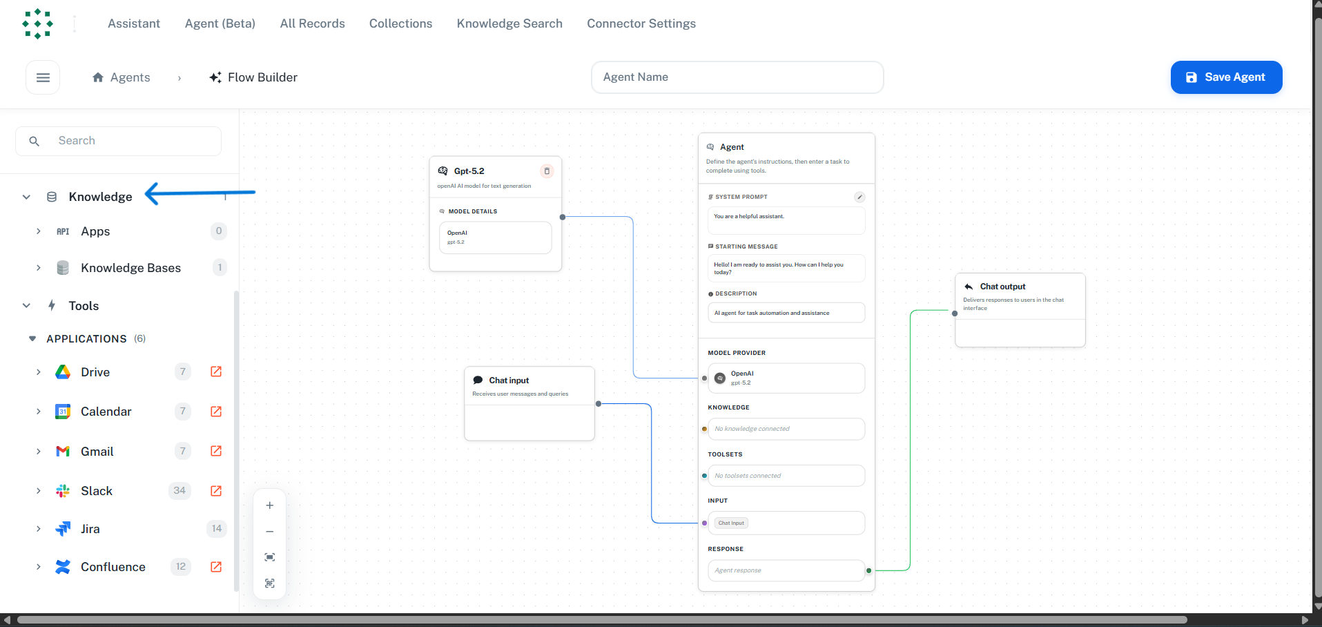 Knowledge Sources in Sidebar