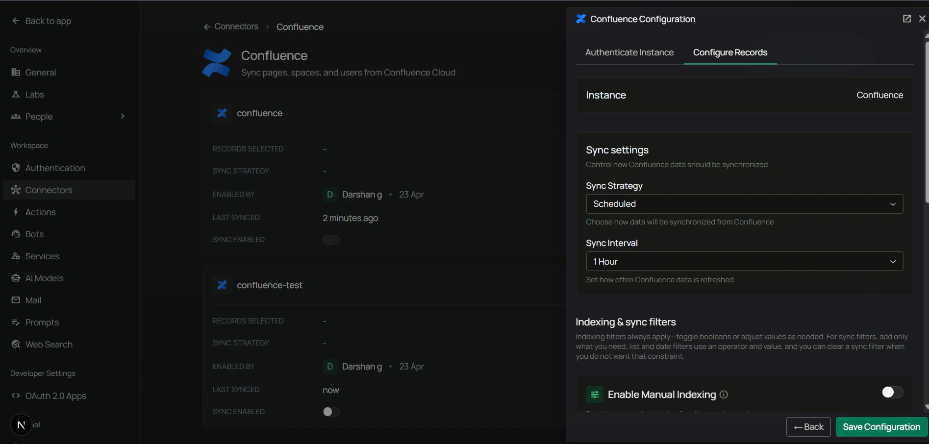 Configure Sync Strategy