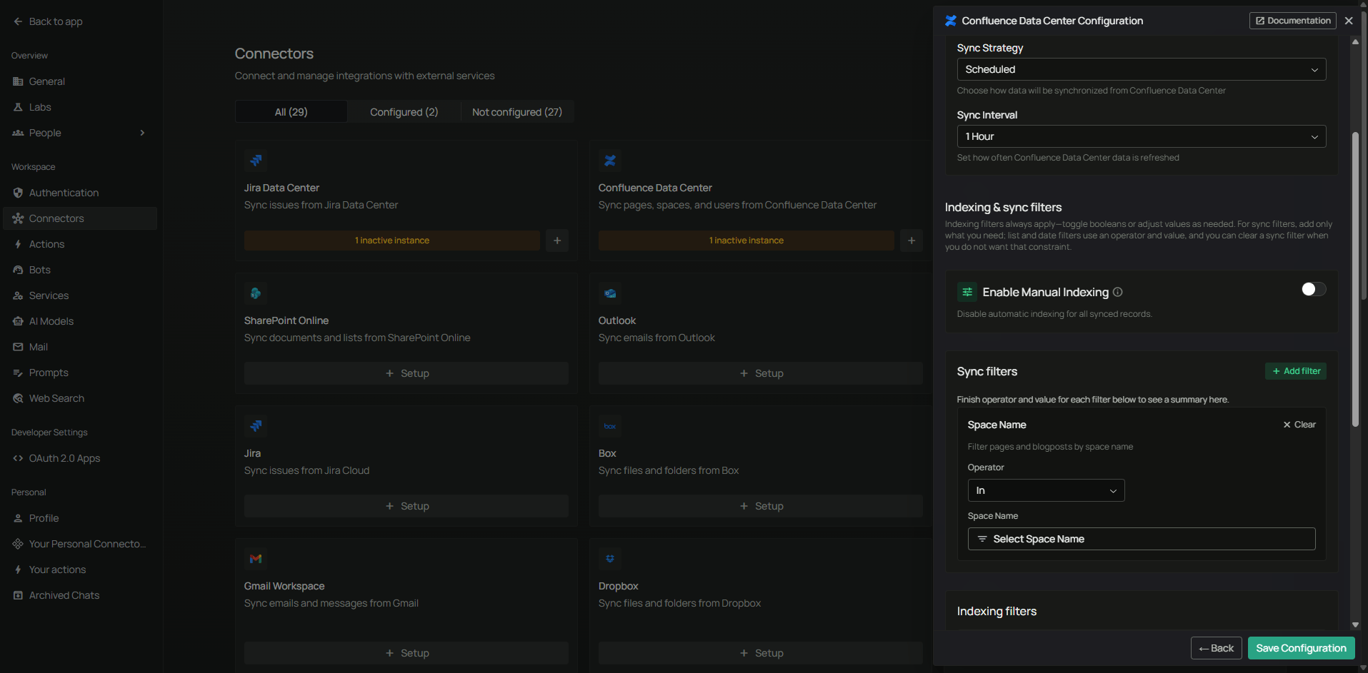 Configure Sync Strategy