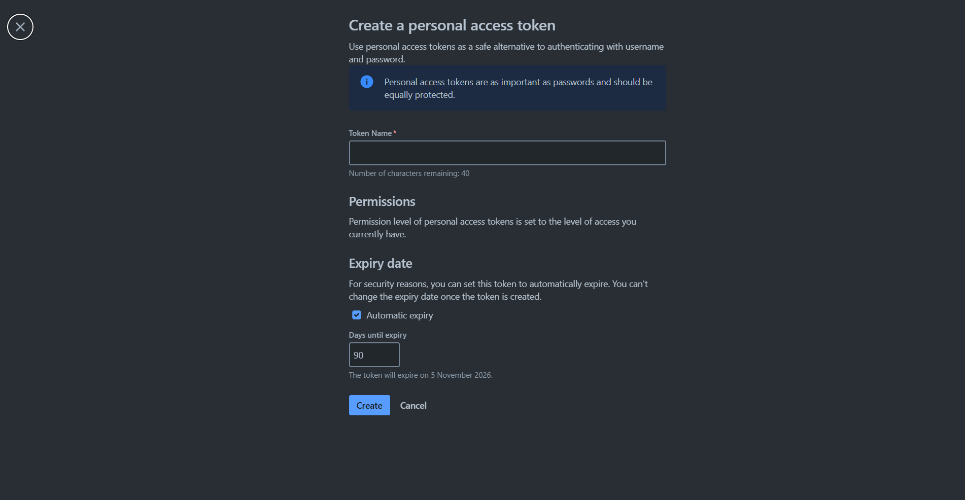Create a Personal Access Token in Confluence Data Center