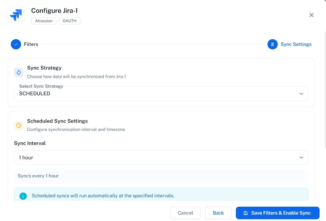 Configure Sync Strategy