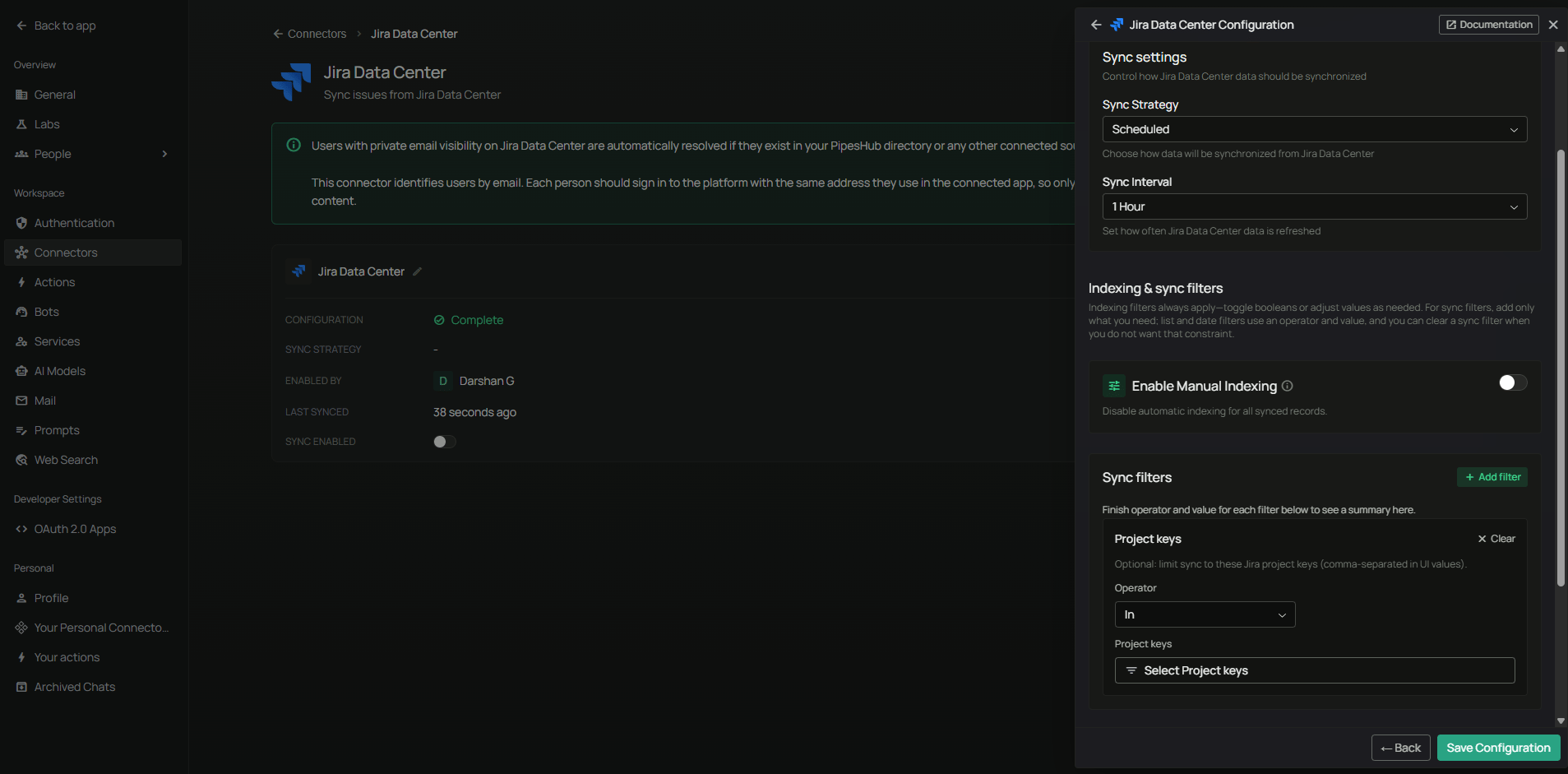 Configure Sync Strategy