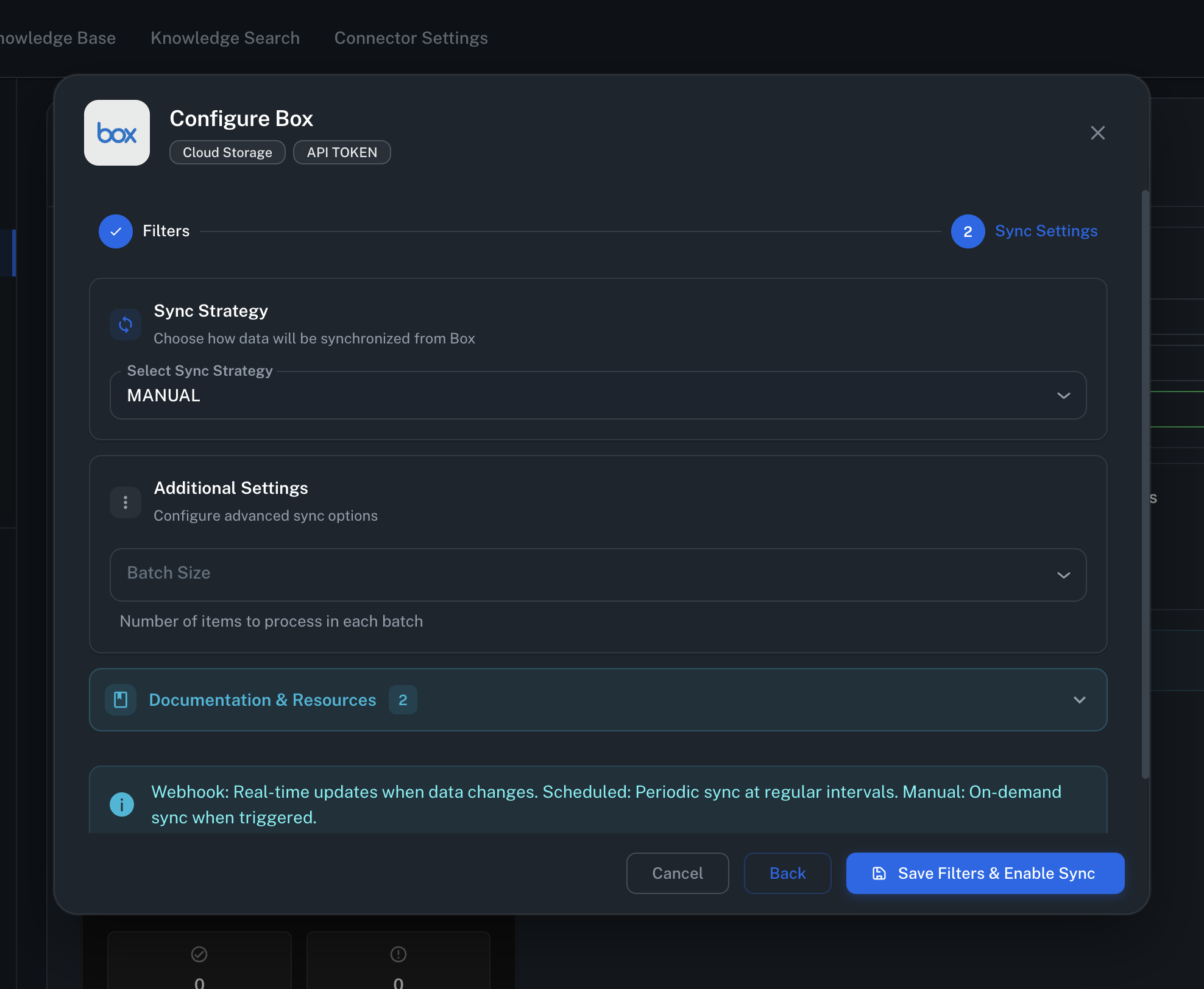 Box Sync Strategy Configuration