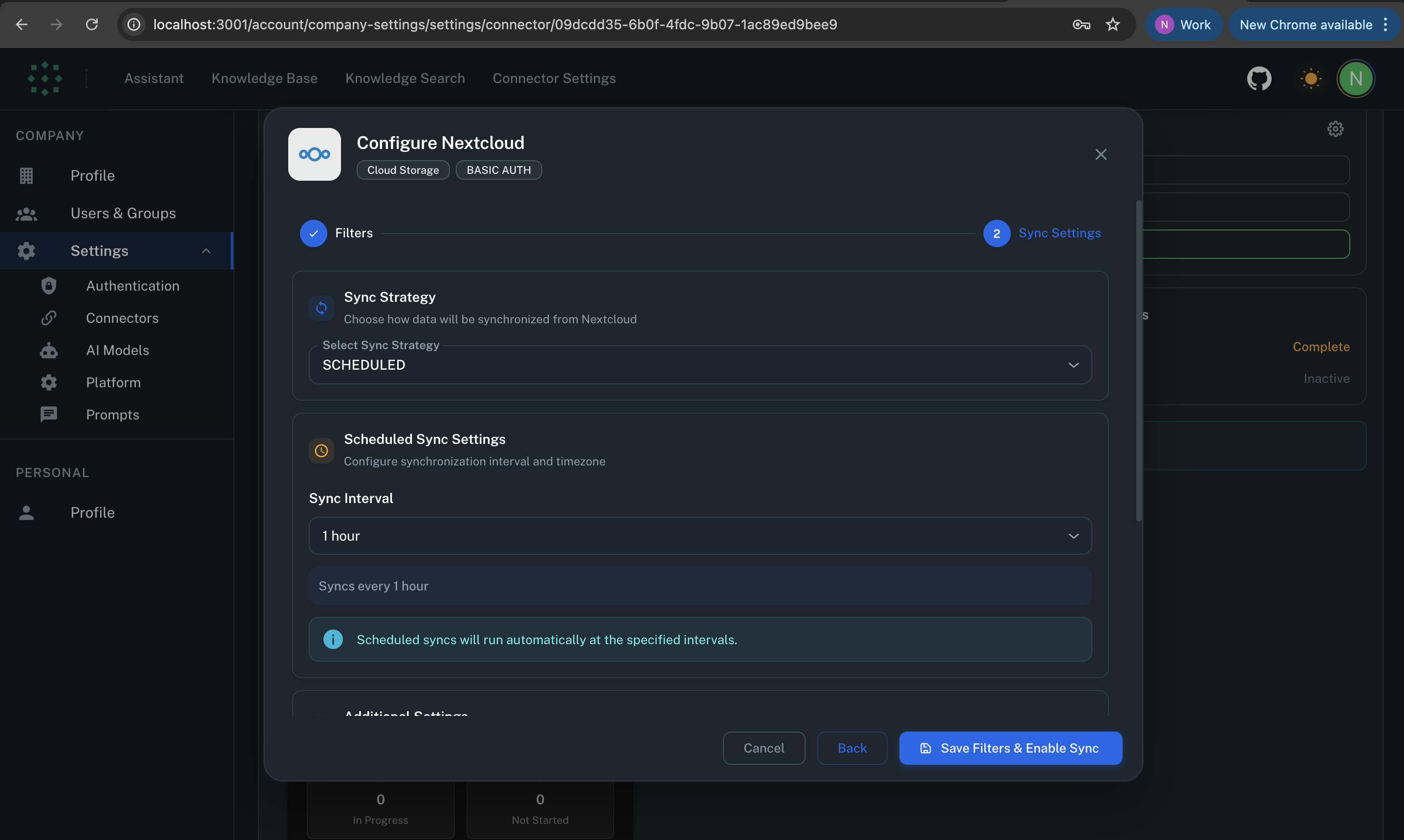 Nextcloud Sync Strategy