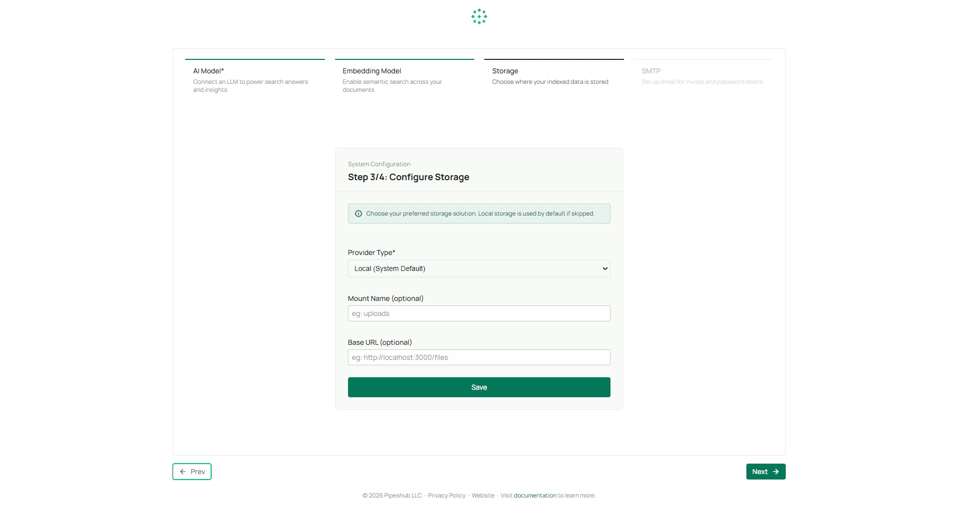 storage onboarding
