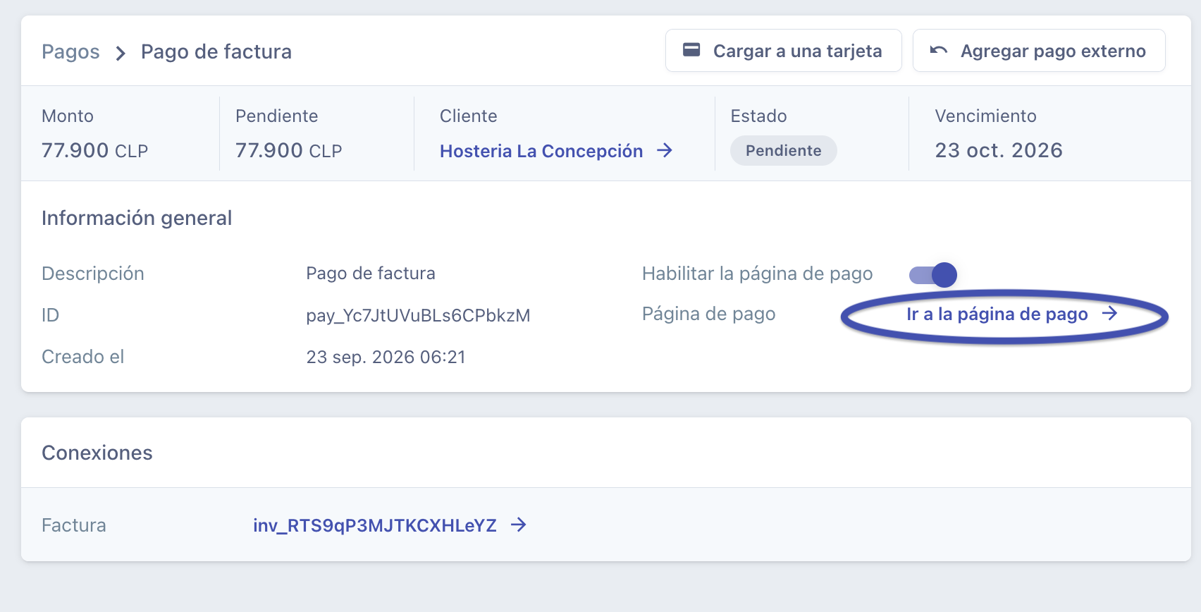 Ir A La Pagina De Pago
