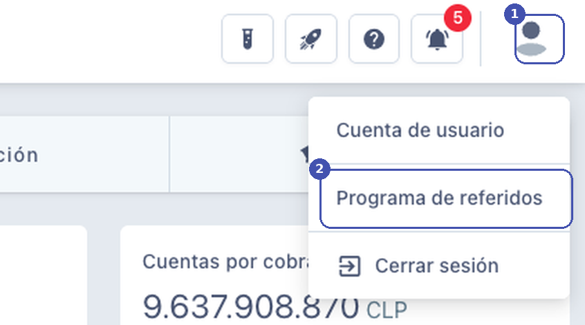 Referidos 01 Menu
